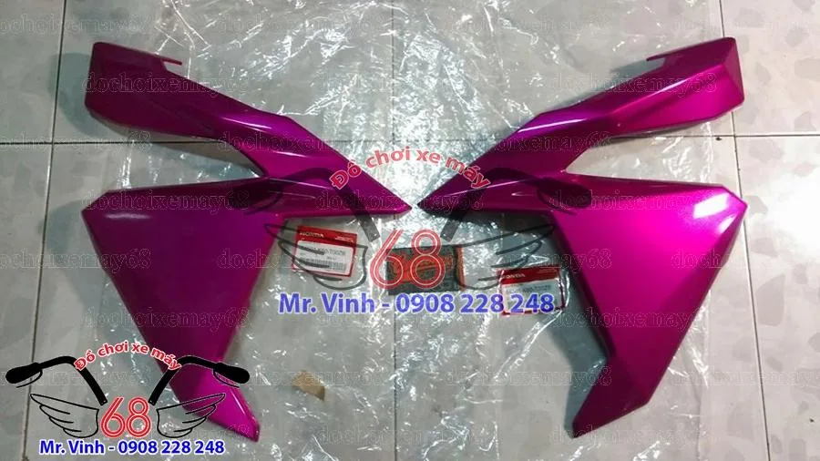 Cặp ốp trước xe vario màu tím - Hàng chính hãng